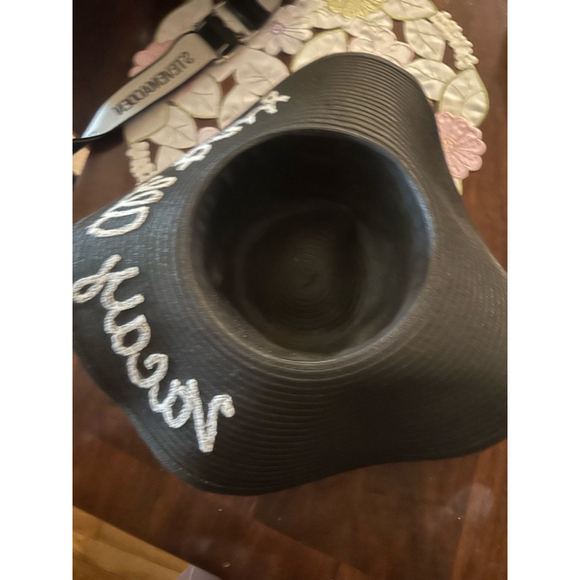 Unbranded Black Floppy Hat One Size - Picture 4 of 4